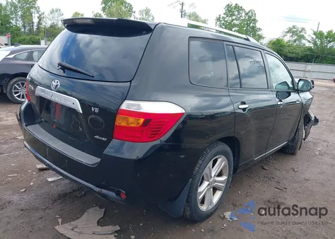 2008 Toyota Highlander Limited из США, поврежденный, VIN JTEES42A782067722